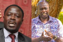 Collage photo of MP Peter Kaluma and Rigathi Gachagua.